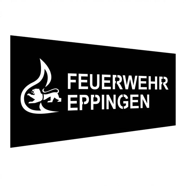 Rechteckiges Logo-Wandschild Steelmonks