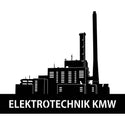 Gebäude-Silhouette Elektrotechnik KMW Wandschild Steelmonks