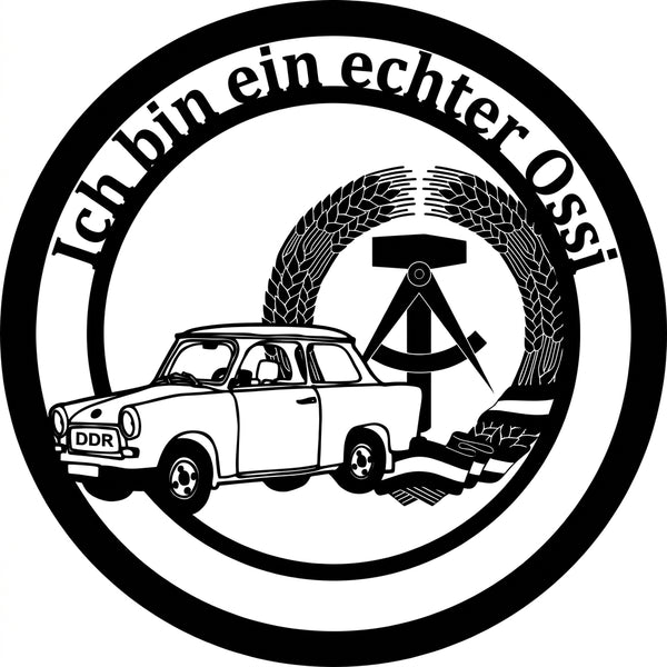 Rundes Wandschild – Motiv nach Foto