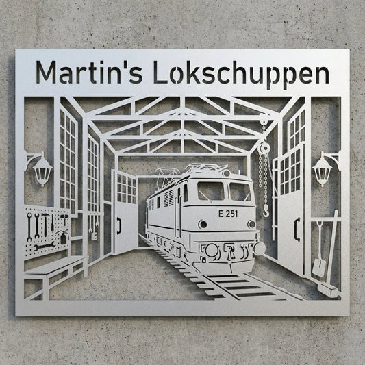 Martin’s Lokschuppen – E251 Wandschild Steelmonks