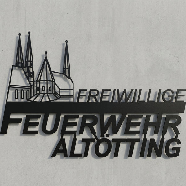 Abschied – Silhouette-Wandschild