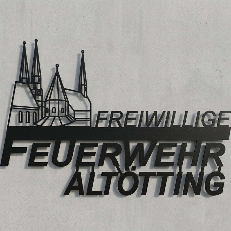 Abschied – Silhouette-Wandschild