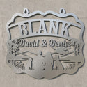 Saloonschild BLANK – David & Denise