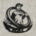 Downhill-Wandschild Noel Steelmonks
