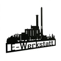 E‑Werkstatt Wandschild Steelmonks