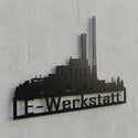 E-Werkstatt Wandschild Steelmonks
