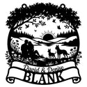 Baumkrone-Familienschild BLANK