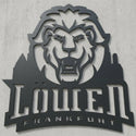 Löwen Frankfurt Logo – Metall-Wandschild Steelmonks