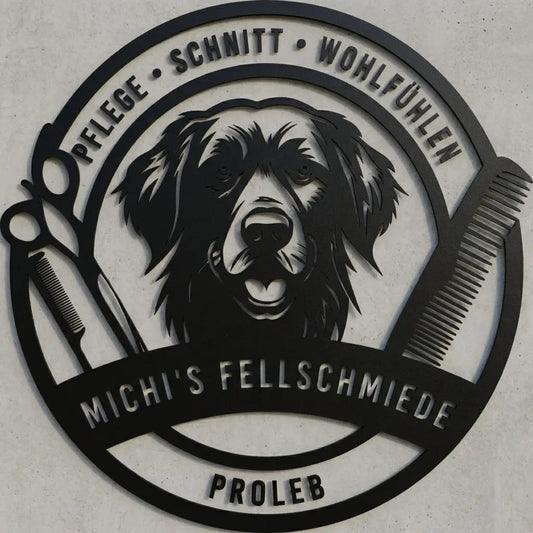 Metall-Wandschild nach Referenzfoto Steelmonks