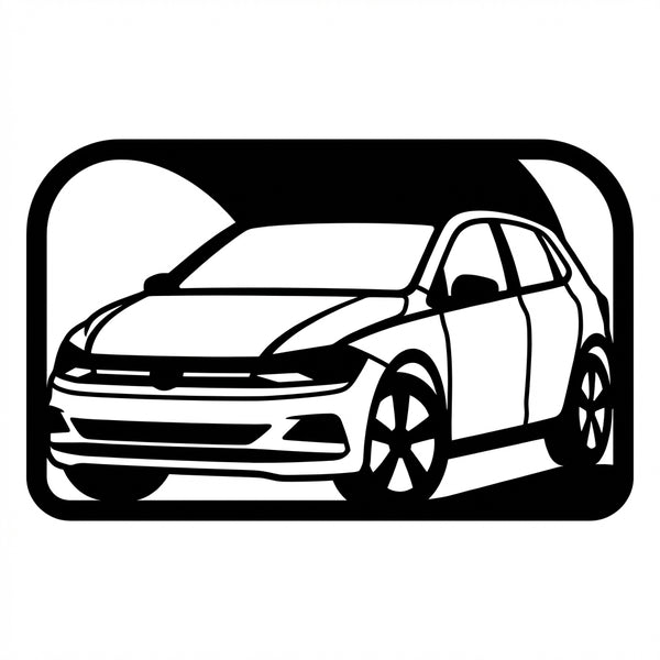 Emblem-Wandschild VW Polo