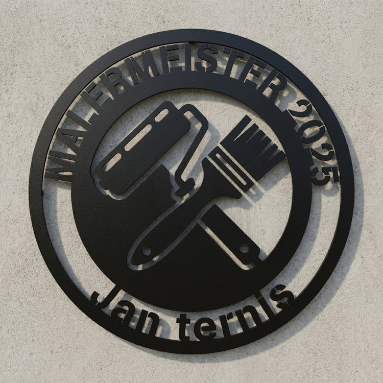 Rundes Malermeister-Schild 2025 – Jan ternis