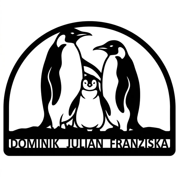 Pinguin-Familie – Dominik, Julian & Franziska