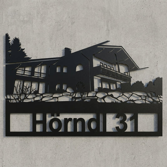 Hausnummernschild Hörndl 31