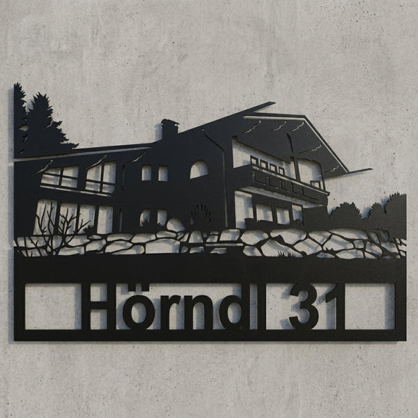 Hausnummernschild Hörndl 31