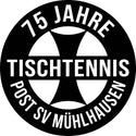 Jubiläums-Emblem Post SV Mühlhausen – Tischtennis (75 Jahre) Steelmonks