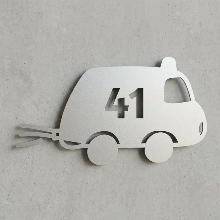 Auto-Silhouette 41 Wandschild