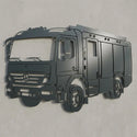 Fahrzeug Silhouette Wandschild Steelmonks