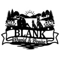 Banderolen-Schriftzug BLANK – Pärchen & Malinois