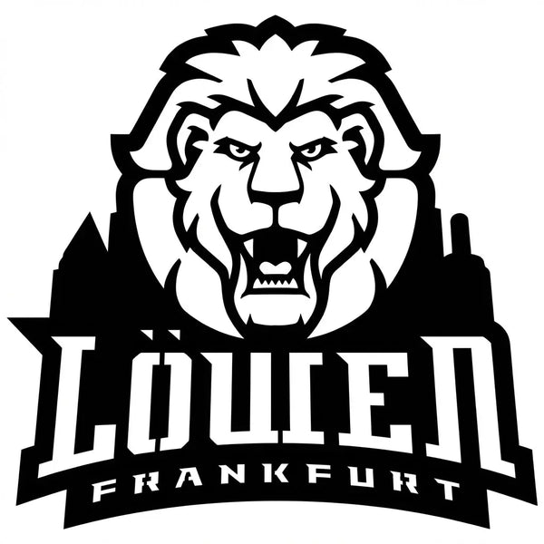 Löwen Frankfurt Logo – Metall-Wandschild Steelmonks