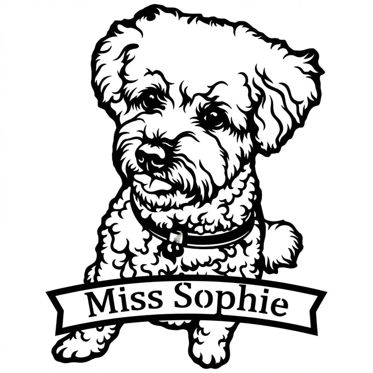 Wandschild Miss Sophie Steelmonks