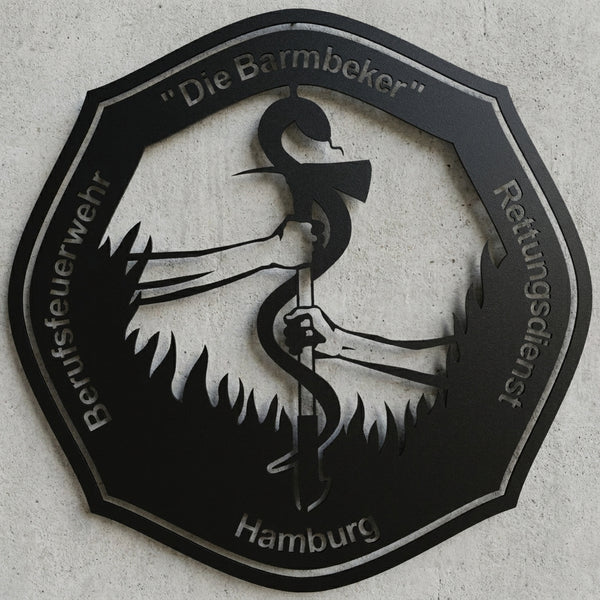 Feuerwehr-Wappen Schild