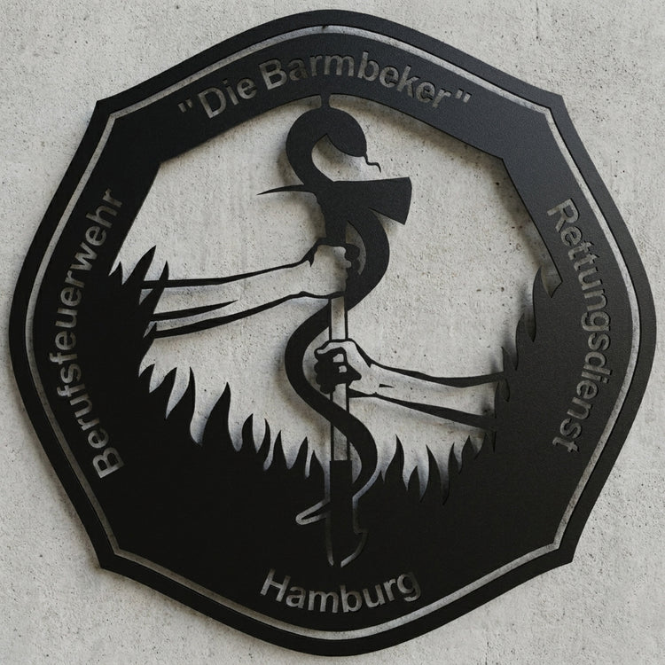 Feuerwehr-Wappen Schild