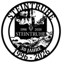 Rundes Jubiläumsschild Steintruhe 30 Jahre