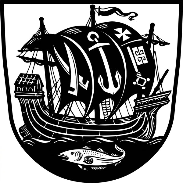 Stadtwappen Wandschild