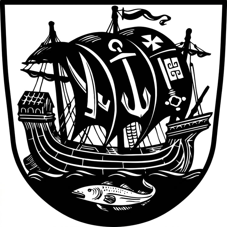 Stadtwappen Wandschild