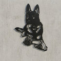 Hundekontur Silhouetten-Wandschild