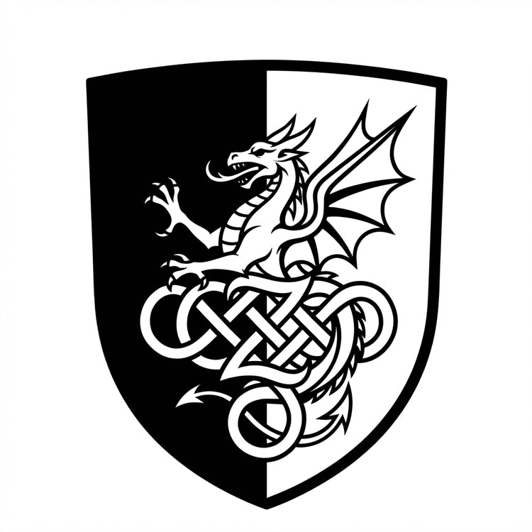 Familienwappen Emblem Wandschild