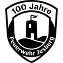 100 Jahre Feuerwehr Jesberg – Emblem-Wandschild