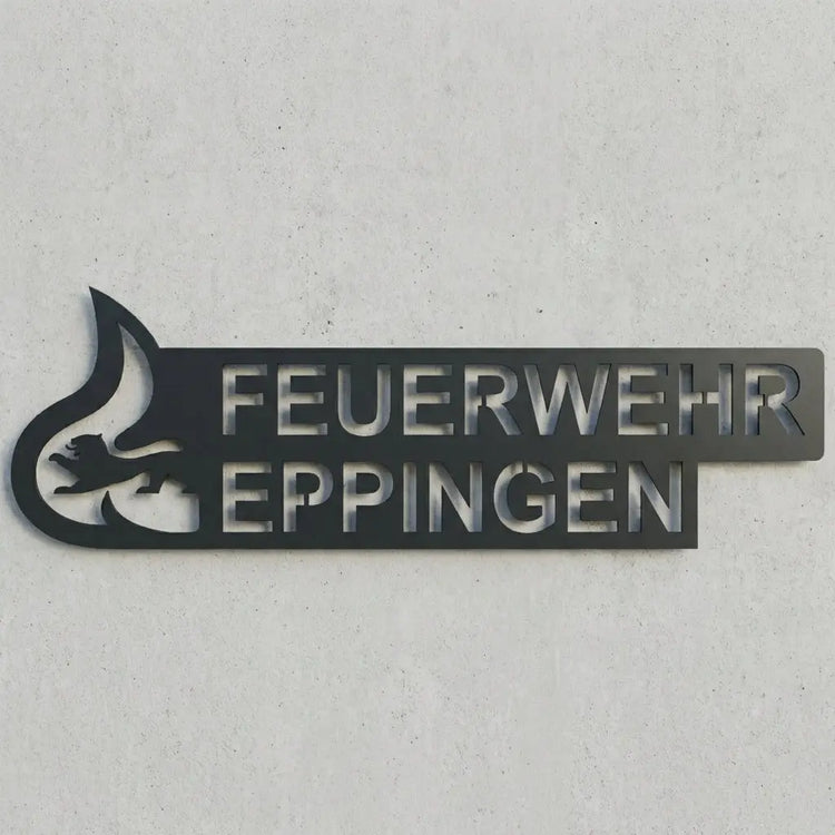 Feuerwehr-Logo Emblem Wandschild
