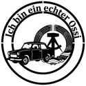 Rundes Wandschild mit Text – Referenzmotiv