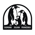 Pinguin-Familie – Dominik, Julian, Franziska