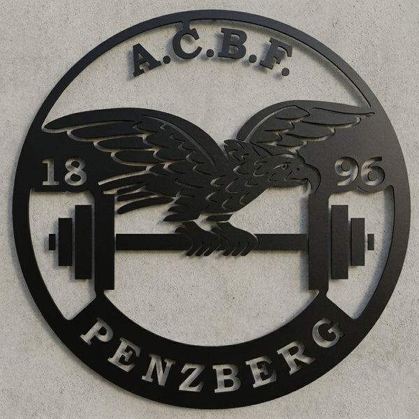 Vereinslogo Wandschild