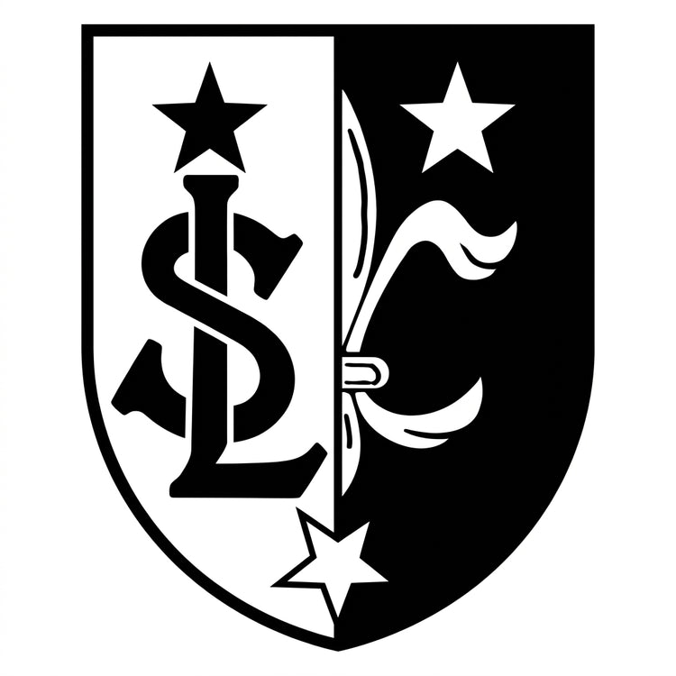 Wappen Positiv/Negativ – Offener Stern
