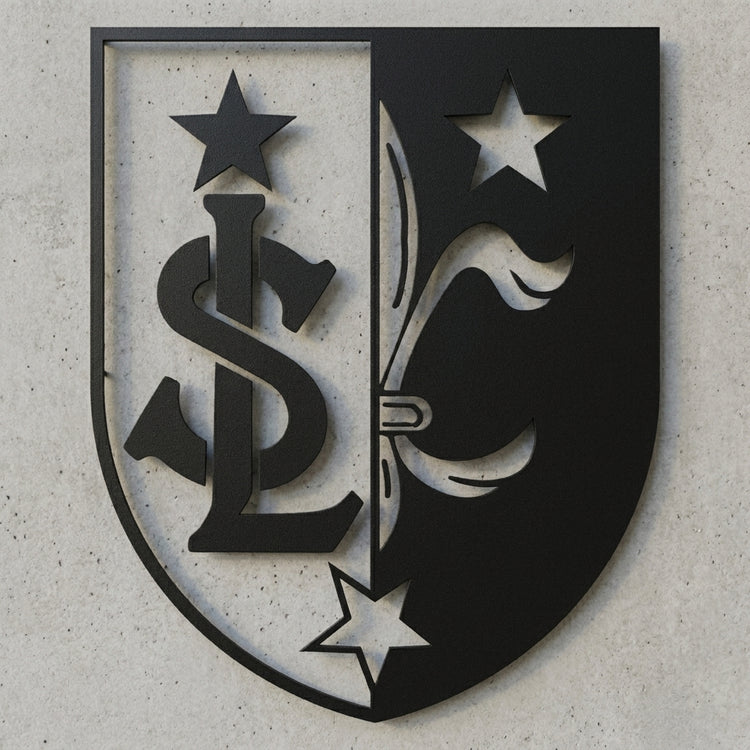 Wappen Positiv/Negativ – Offener Stern