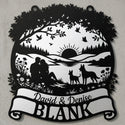 Baumkrone-Familienschild BLANK