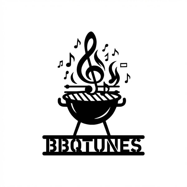 BBQTUNES Freiform-Wandschild