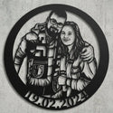 Wandschild mit Datum 19.02.2024 Steelmonks