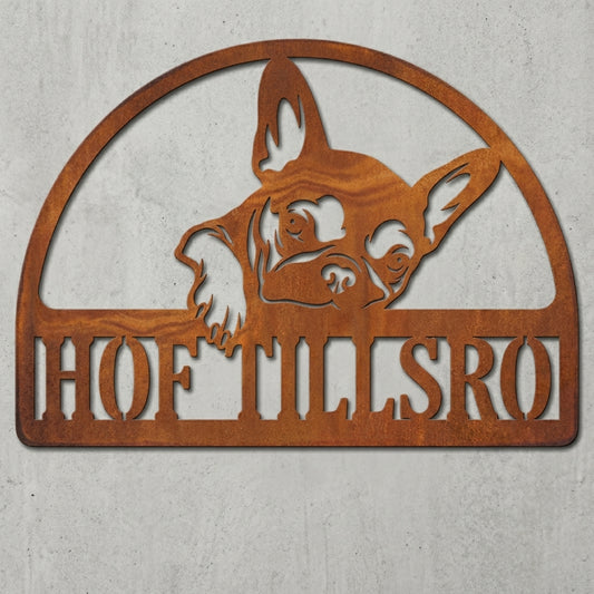 Bauernhof-Wandschild HOF TILLSRO