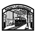 Martin’s Lokschuppen – E‑Lok E 251 Wandschild Steelmonks