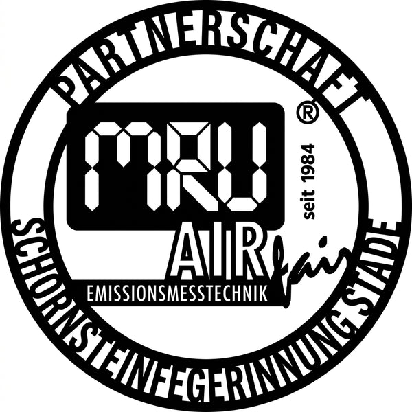 Rundes Wandschild Partnerschaft Schornsteinfegerinnung Stade