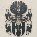 Familienwappen Wandschild Steelmonks