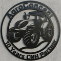 Rundes Traktor-Wandschild AgroConcept Jubiläum Steelmonks