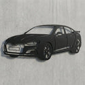 Audi Auto Silhouette Wandschild Steelmonks