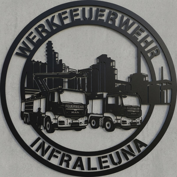 Rundschild Werkfeuerwehr InfraLeuna