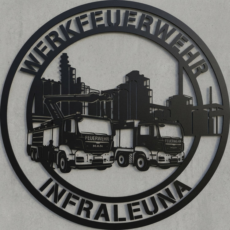 Rundschild Werkfeuerwehr InfraLeuna