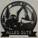 Wandschild Zum 60 – Alles Gute (Oval-Emblem)